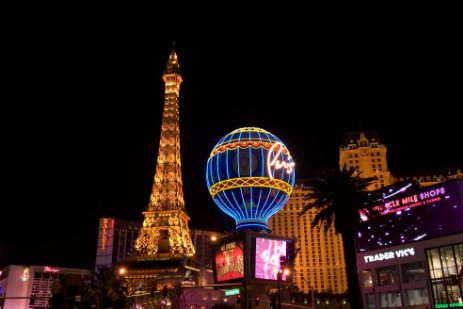 Paris bei Nacht in Las Vegas