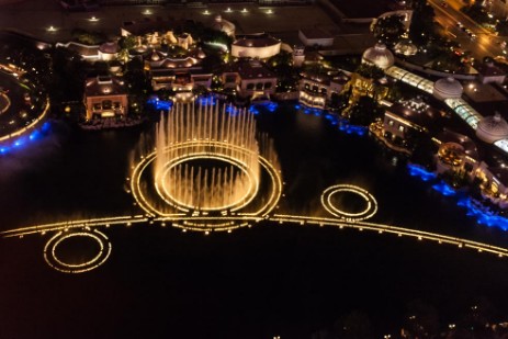 Blick vom Eifelturm in Las Vegas