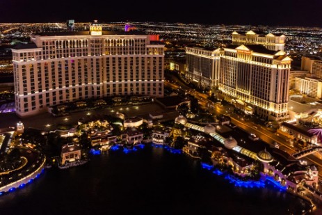 Blick vom Eifelturm in Las Vegas