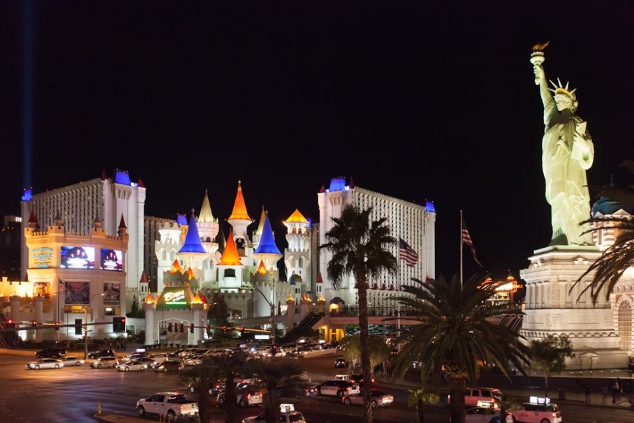 Las Vegas Strip bei Nacht