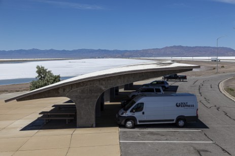 Rest Area an Bonneville Salt Flats