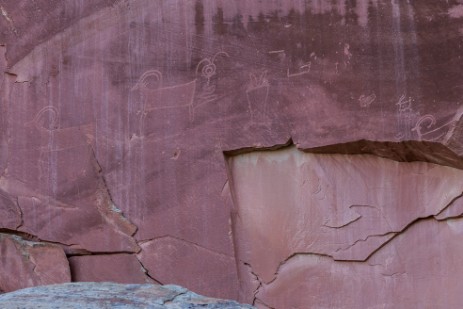 Petroglyphen im Capitol Reef Nationalpark