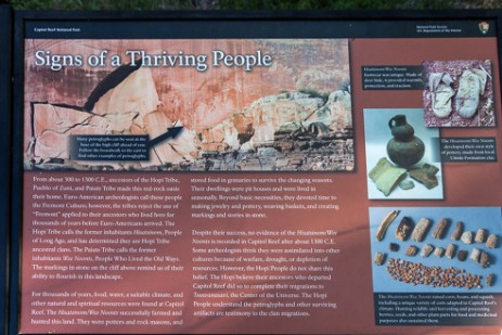 Petroglyphen im Capitol Reef Nationalpark