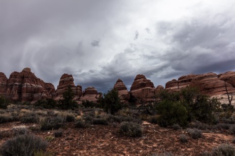 Gewitter im Chesler Park im Canyonlands Nationalpark