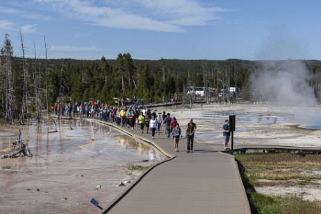 Lower Geyser Basin im Yellowstone Nationalpark