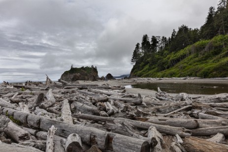 Ruby Beach im Olympic Nationalpark