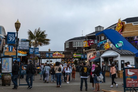 Pier 39 am Fishermans Wharf in San Francisco