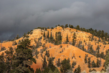 Red Canyon bei schlechtem Wetter