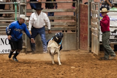 Kind bei Rodeo in Moab