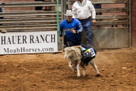 Kind bei Rodeo in Moab