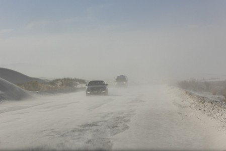 Sandsturm in den White Sands