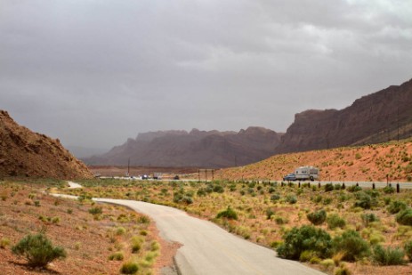 Wettersturz im Arches Nationalpark