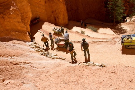 Bauarbeiten im Bryce Canyon Bauarbeiten im Bryce Canyon