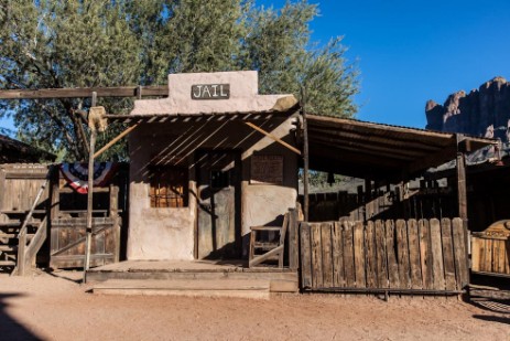 Gefängnis in Goldfield Ghost Town