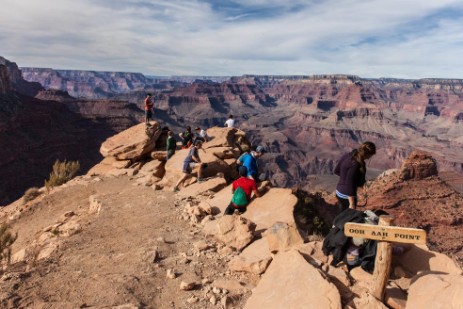 Oh Ah Point am South Kaibab Trail