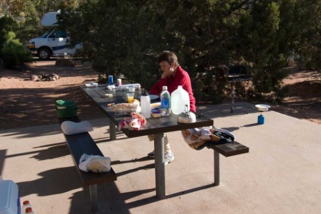 Campingplatz im Kodachrome Basin