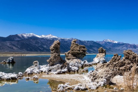 Tuffsteinformationen im Mono Lake