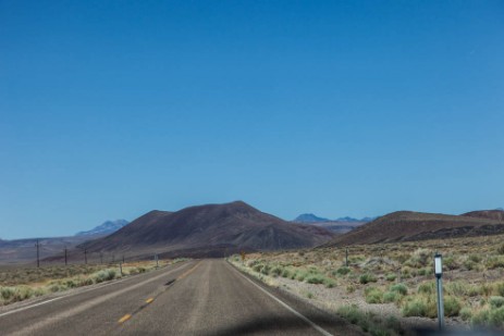 Fahrt von Ely Nevada nach Kalifornien