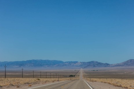 Fahrt von Ely Nevada nach Kalifornien