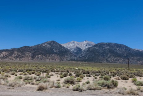 Fahrt von Ely Nevada nach Kalifornien