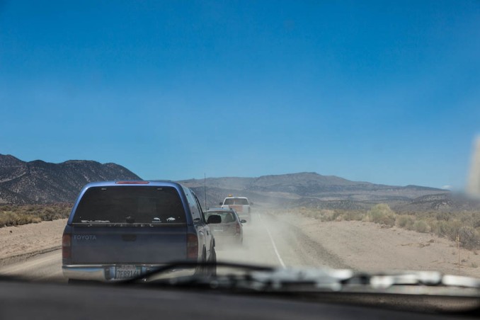 Fahrt von Ely Nevada nach Kalifornien