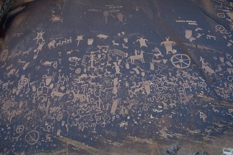 Newspaper Rock im Canyonlands Nationalpark