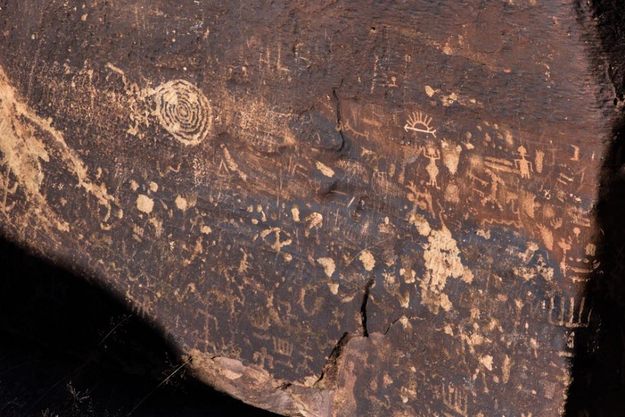 Newspaper Rock im Petrifed Forest Nationalpark