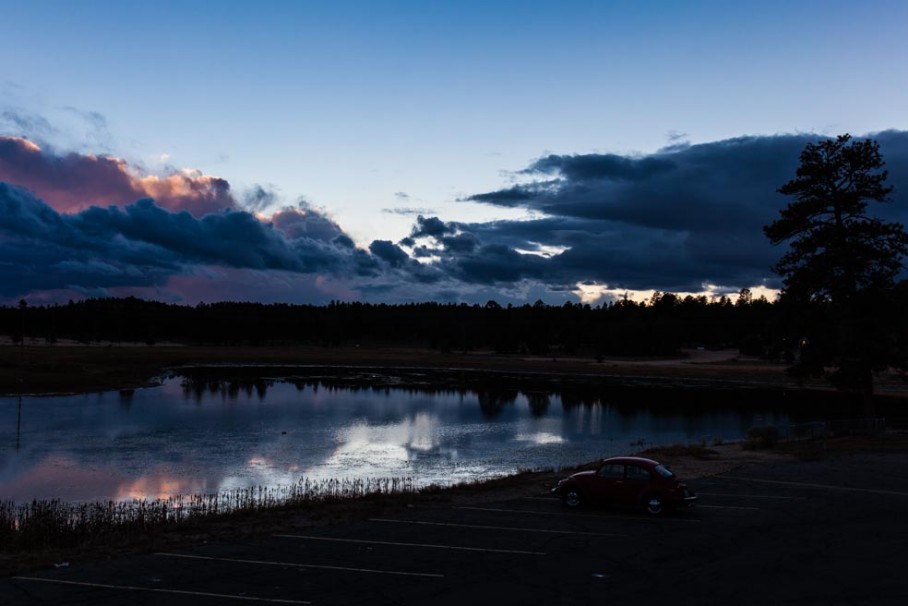 Sonnenaufgang bei Ruby's Inn am Bryce Canyon