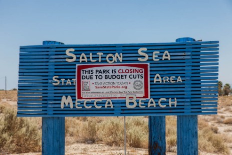 Schild Salton Sea