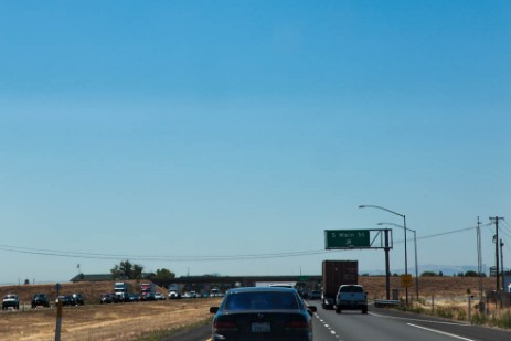 Unfall auf Weg nach San Francisco