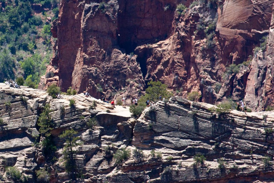 Blick auf Angels Landing